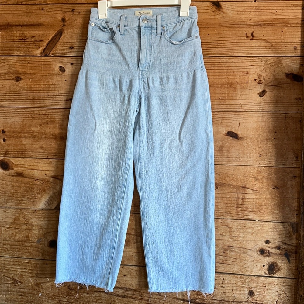 Madewell The Perfect Vintage Wide Leg Crop Jean